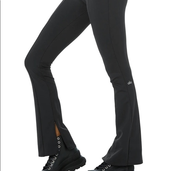 NEW Alo High-Waist Zip It Flare Leggings - Picture 1 of 4